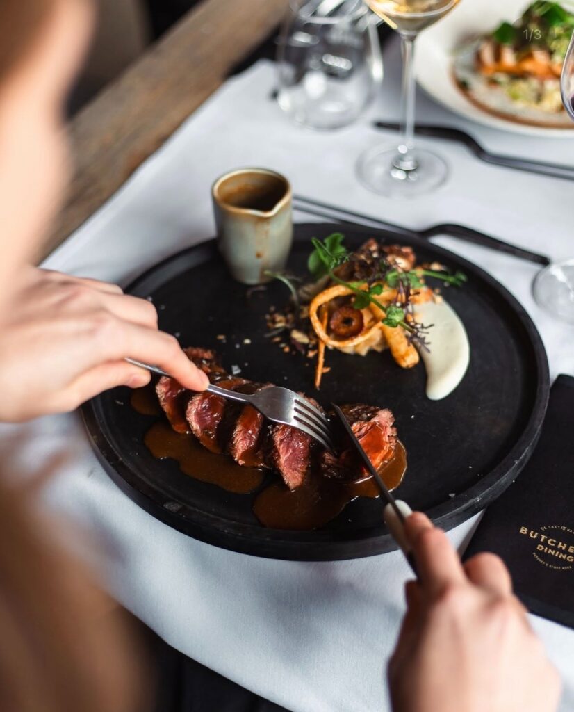 Gerecht van de nieuwe menukaart van Butcher's Dining