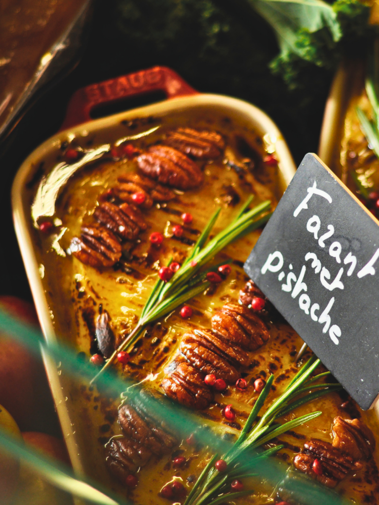 Huisgemaakte fazantpaté met pistache
