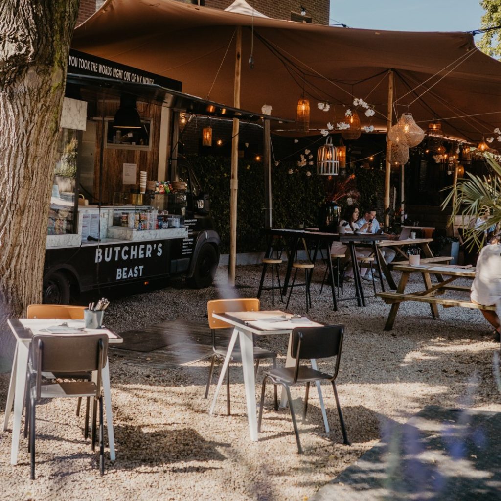 Butcher's Beast op het Kasteelplein in Hove