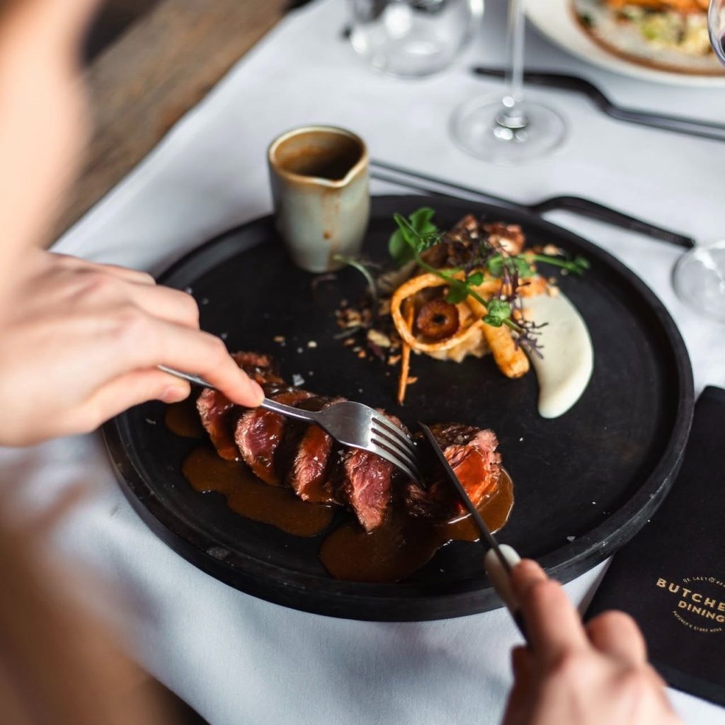 Gerecht van de nieuwe menukaart van Butcher's Dining